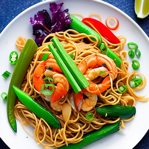 Seafood Chow Mein