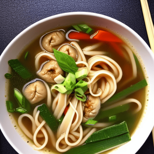 Jiaozi Noodle Soup