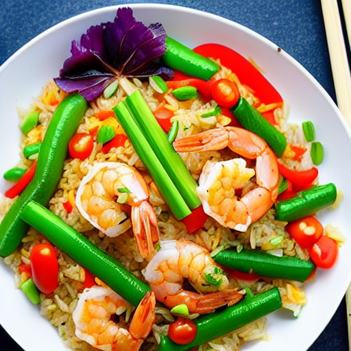 Halal Shrimp Fried Rice