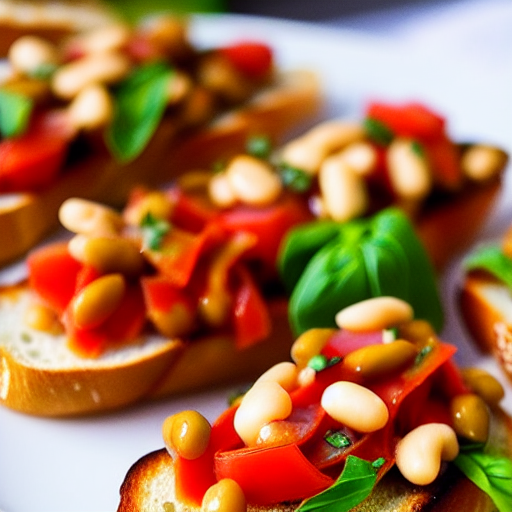 Bruschetta con Fagioli