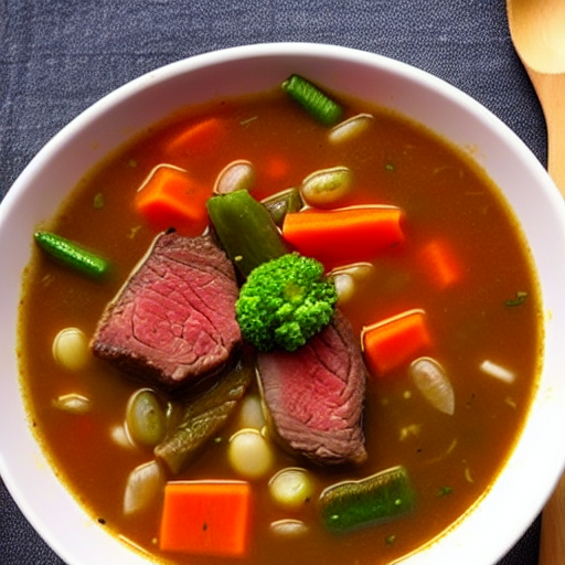 Halal Beef and Vegetable Soup