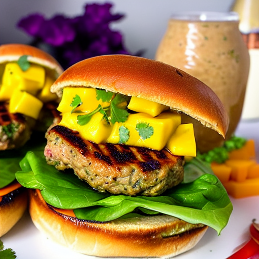 Thai Herb Turkey Burger