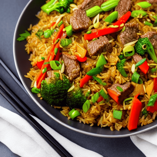Gluten-Free Beef and Vegetable Fried Rice