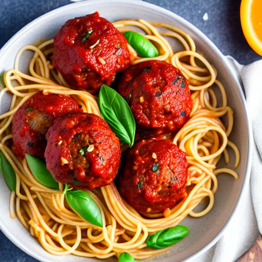 Vegan Spaghetti and Meatballs