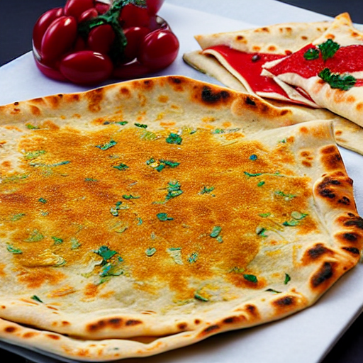 Tunisian Brik Pizza