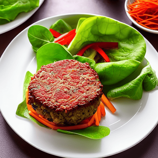 Keto Red Curry Burger