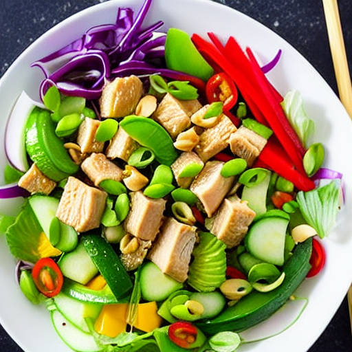 Taiwanese Three Cup Salad