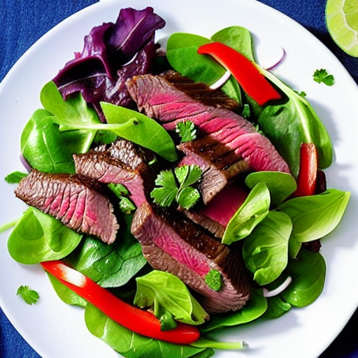 Beef and Blue Salad