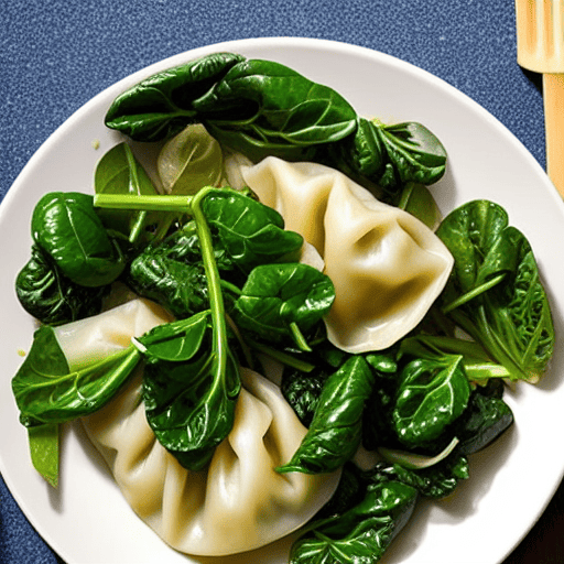 Steamed Dumpling Greens