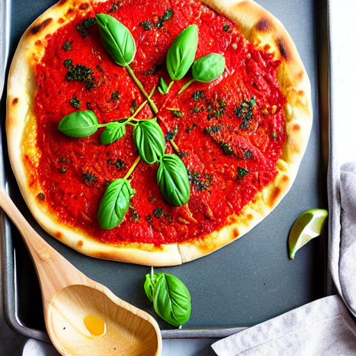 Tunisian Harissa Pizza