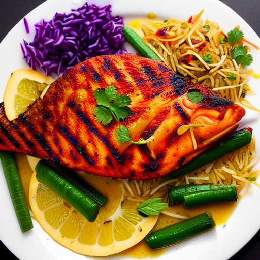 Poisson Grillé aux Épices