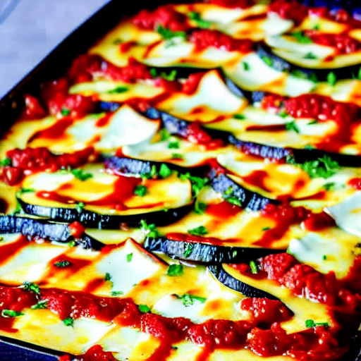Eggplant and Mozzarella Bake