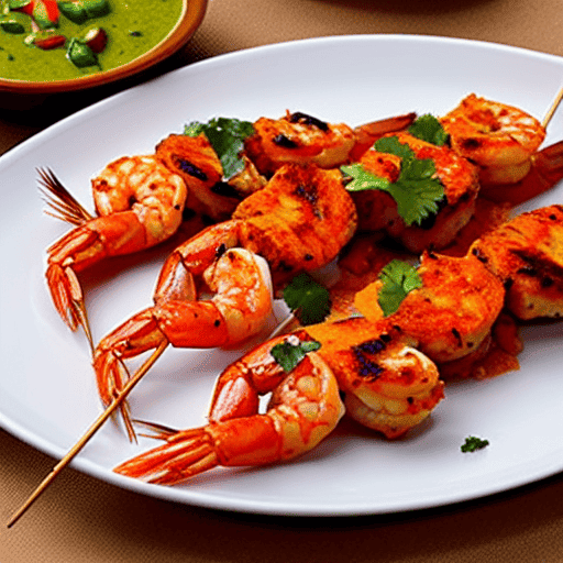 Fish Prawn Tikka