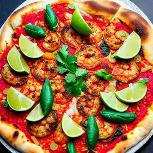 Pizzas de Camarones