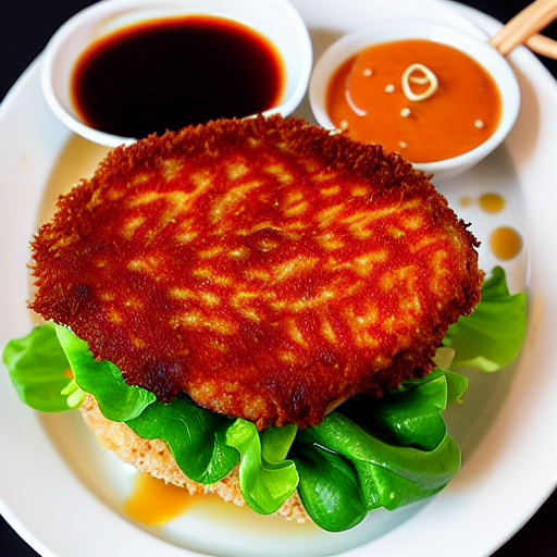 Keto Tonkatsu Burger