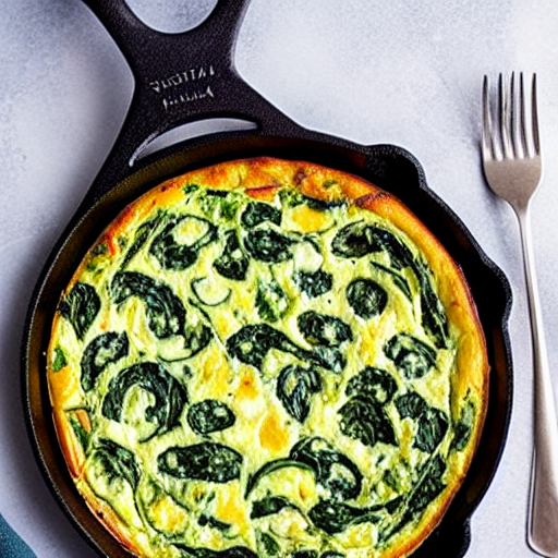 Spinach and Feta Frittata