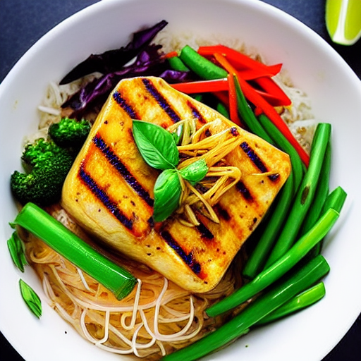Bún Thịt Nướng Chay