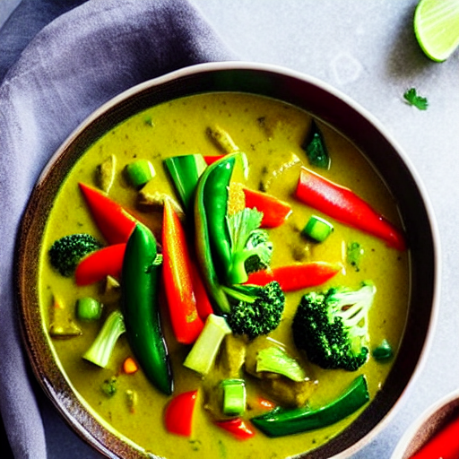 Green Curry Vegetables