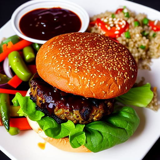 BBQ Veggie Burger