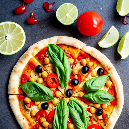 Chickpea Gyro Pizza