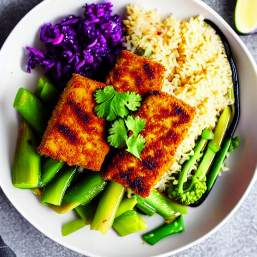 Katsu Tofu Rice