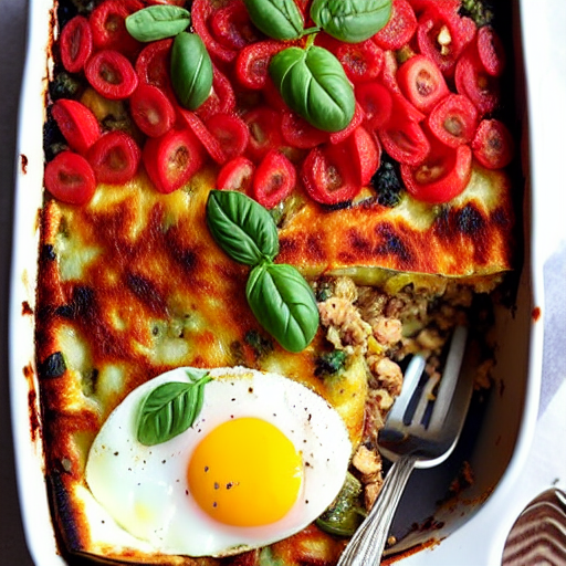 Moussaka Breakfast Bake