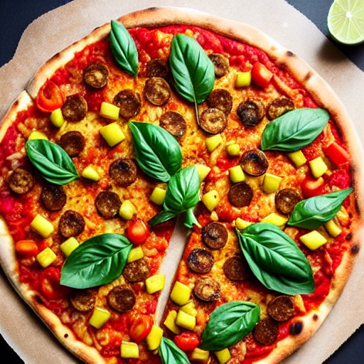 Pizza de Frango Vegano