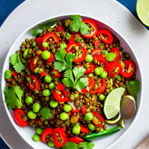 Spicy Lentil Salad