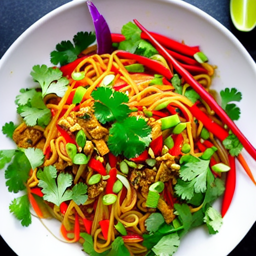 Spicy Thai Noodle Salad