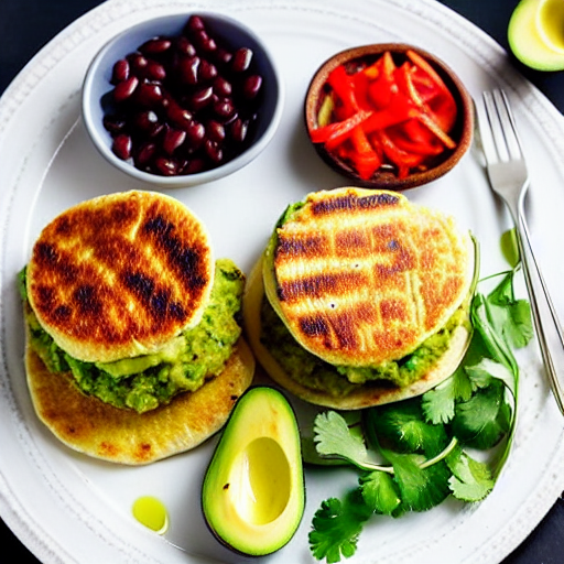 Arepas con Aguacate