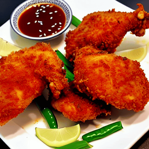 Crispy Chicken with Chili Sauce