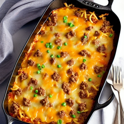 Beef and Cheese Casserole