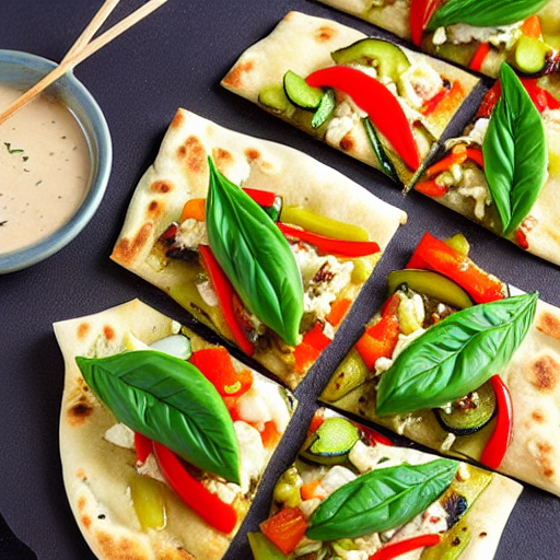 Chinese Veggie Flatbread