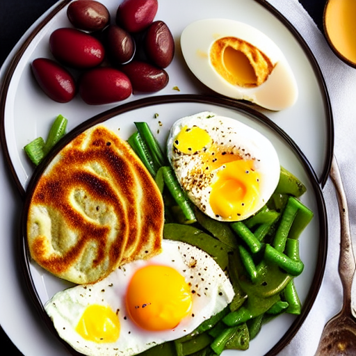 Hummus with Eggs