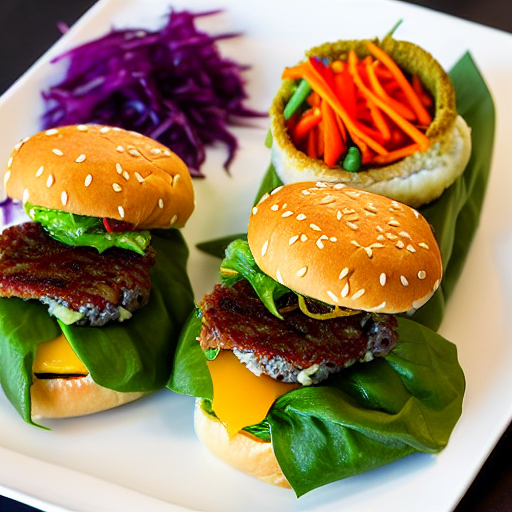 Vegetable Kimbap Burger