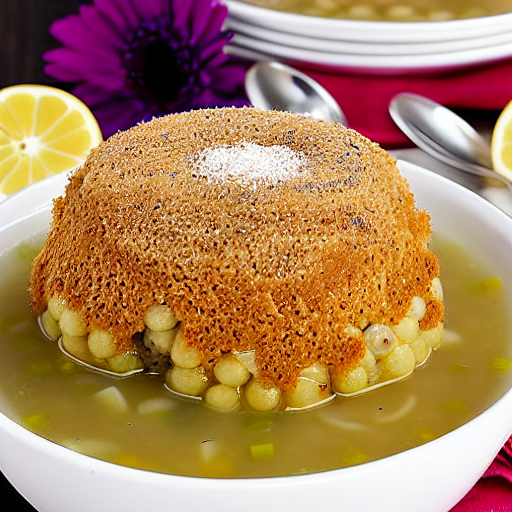 Matzah Ball Soup Cake