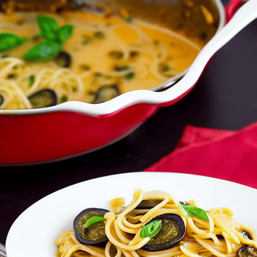 Pasta con le Melanzane e Mozzarella