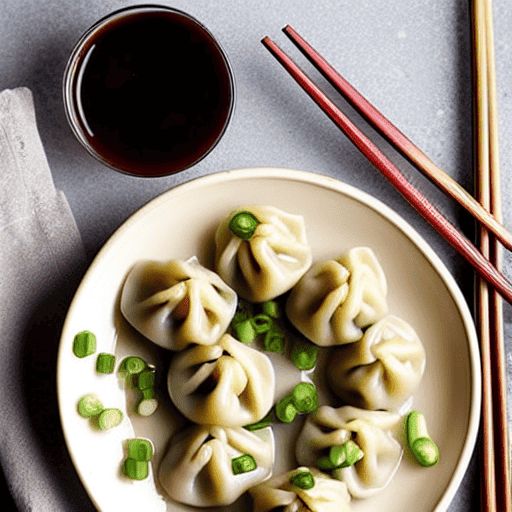 Vegan Dumplings with Chives