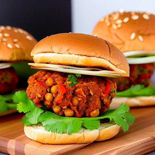 Gochujang Chickpea Burger