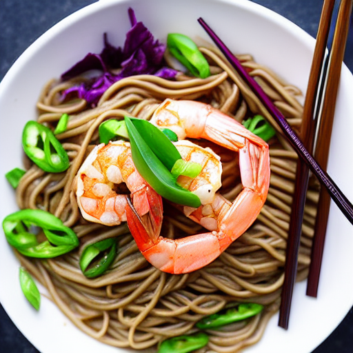 Soba with Shrimp