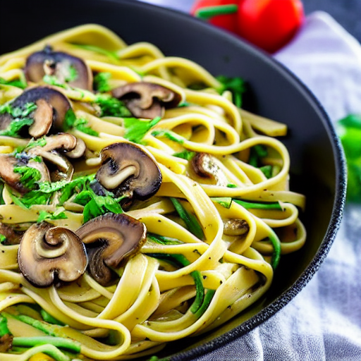 Mushroom Tagliatelle