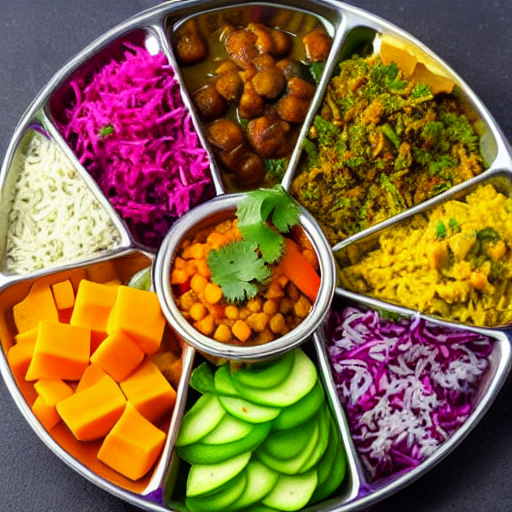 Vegan Vegetable Thali
