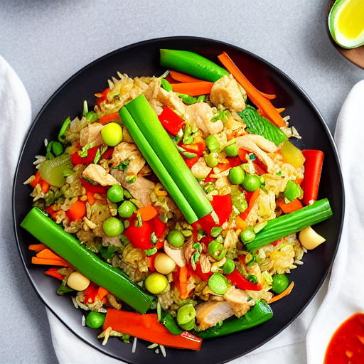 Chicken and Vegetable Fried Rice