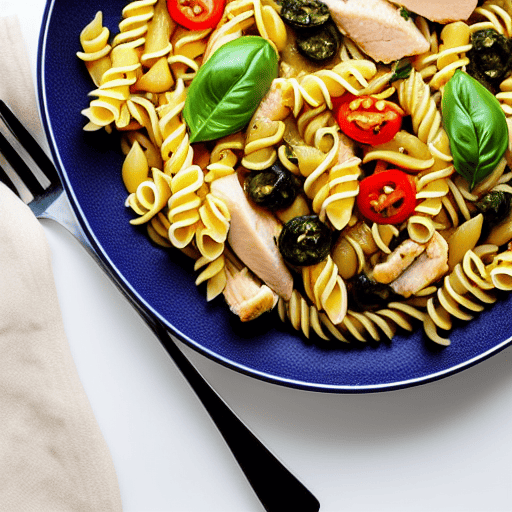 Pasta with Chicken and Capers