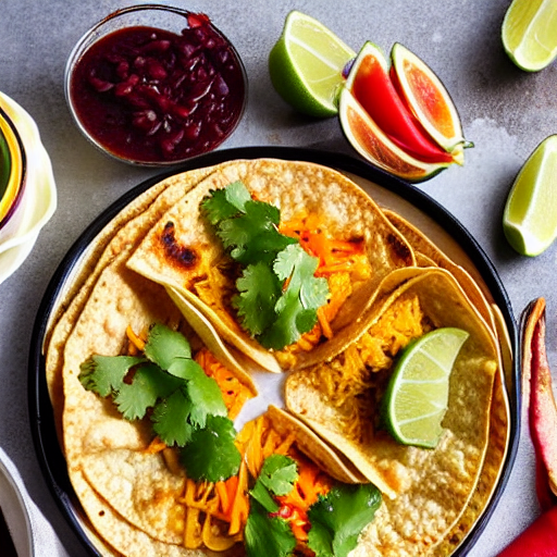 Vegetarian Tlayudas