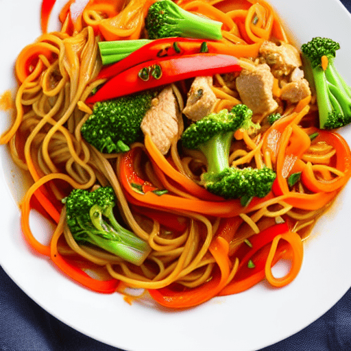 Gluten-Free Spicy Chicken Noodles