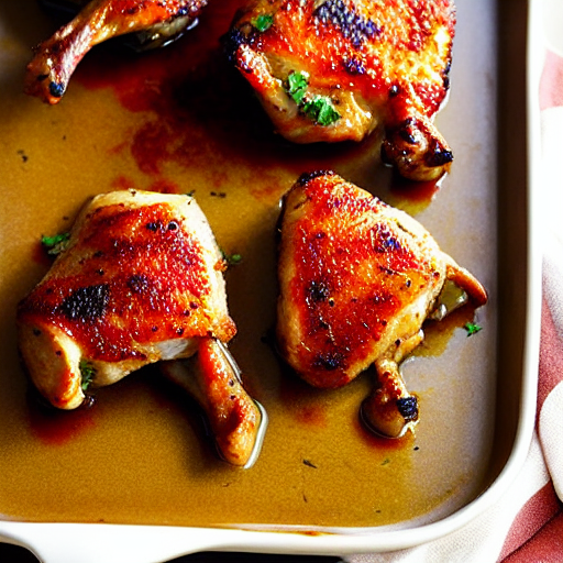 Oven-Baked Chicken Thighs