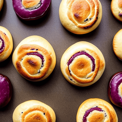 Vegan Sweet Red Bean Buns