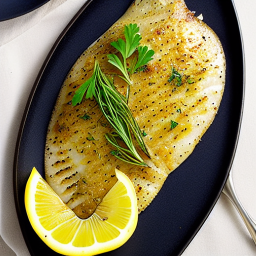 Baked Sole with Lemon