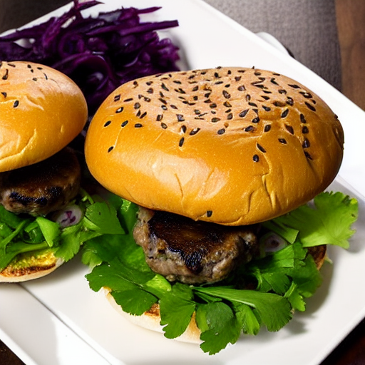 Mushroom and Epazote Burger